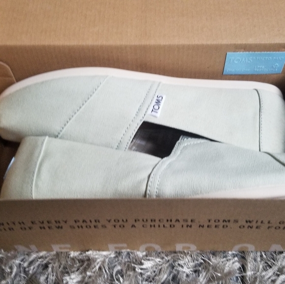 Toms classic mint canvas shoes - Picture 5 of 5